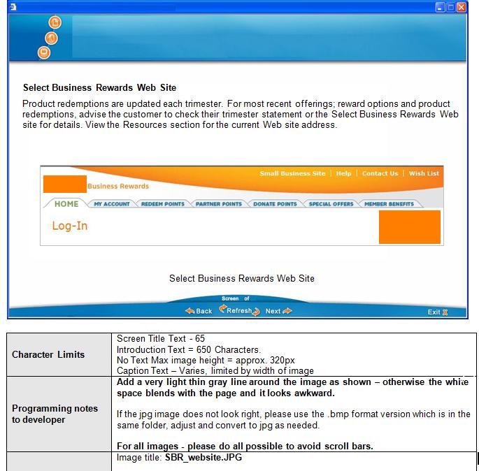 Sample screenshot of Telecommunications course