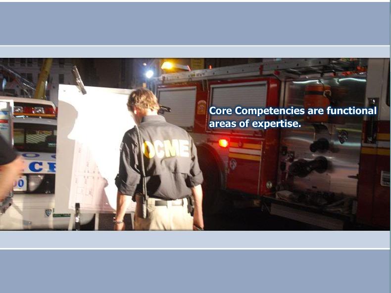 Sample screenshot for Emergency Mgmt course